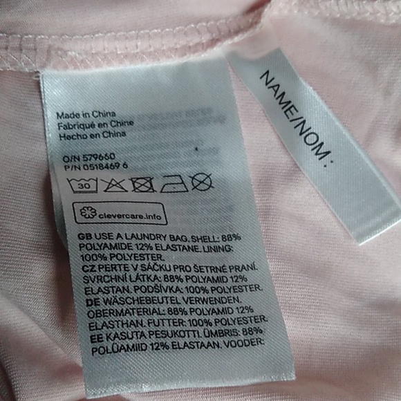 H&M, SHEER TOP WITH HEART PRINTS, COLOR: PINK, SIZE: 8-10Y - Picture 4 of 8